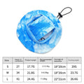 Pet hat with leaky ears cotton tie dye cat dog fisherman hat anti fall lace up sun hat