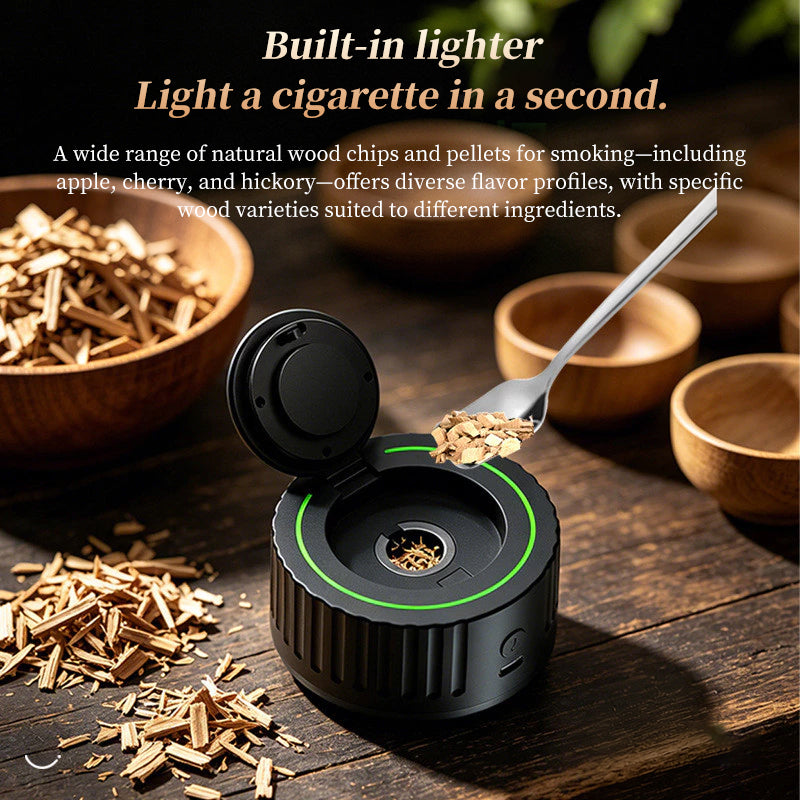 Upgraded Electric Smoker Infuser – Whiskey & Cocktail Smoking Kit, Tabletop Drink Smoke Diffuser, Bartender Tool