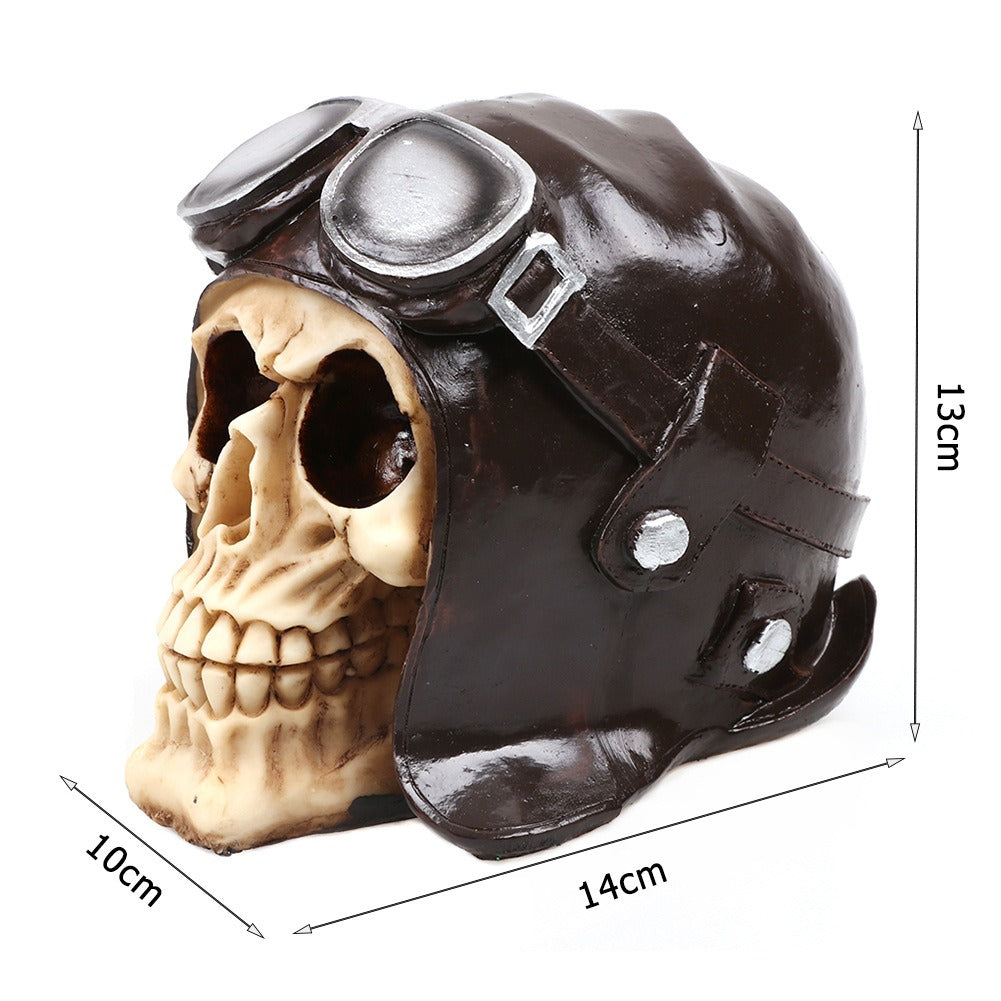 Resin skull decorative home ornaments