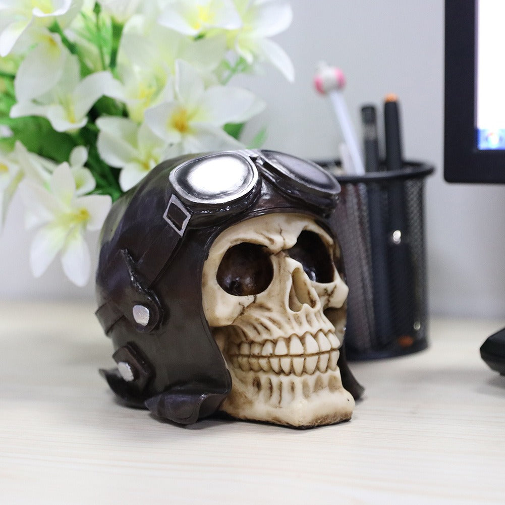 Resin skull decorative home ornaments