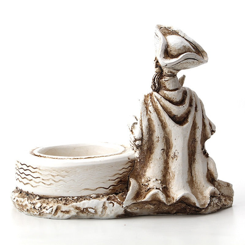 Skeleton Pirates Creative Home Desktop Decoration Retro Home Resin Ashtray