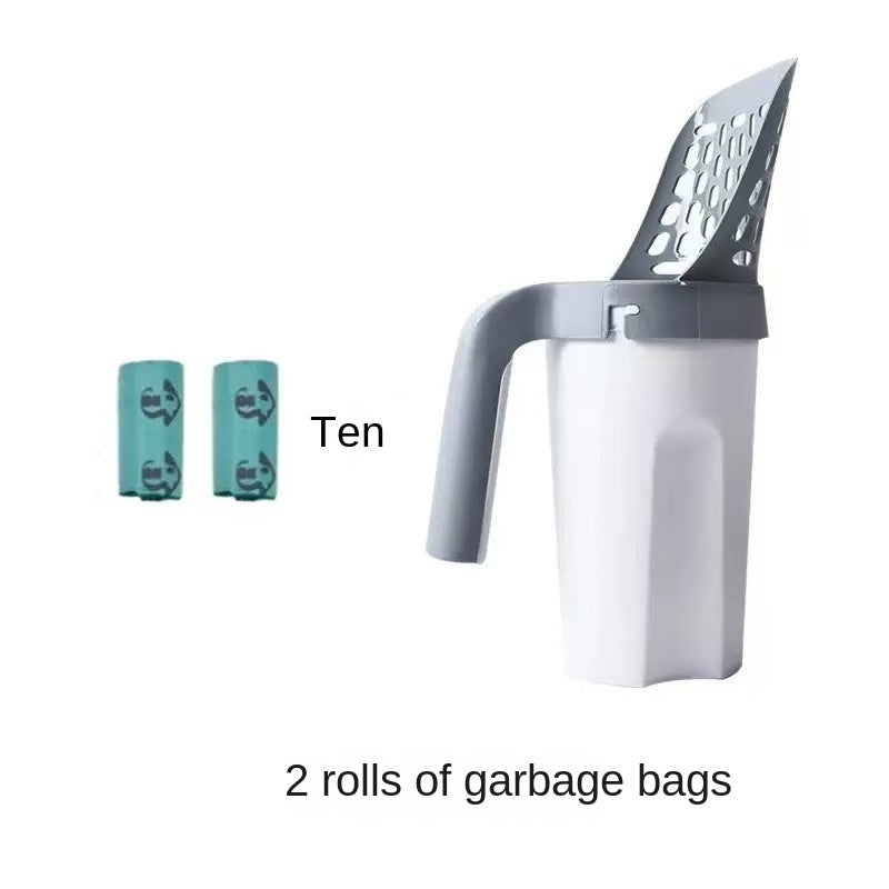 One piece cat litter scoop detachable large capacity filter cat litter scoop cat and dog dropper