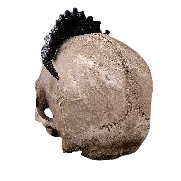 Crown Skeleton Resin Home Decoration