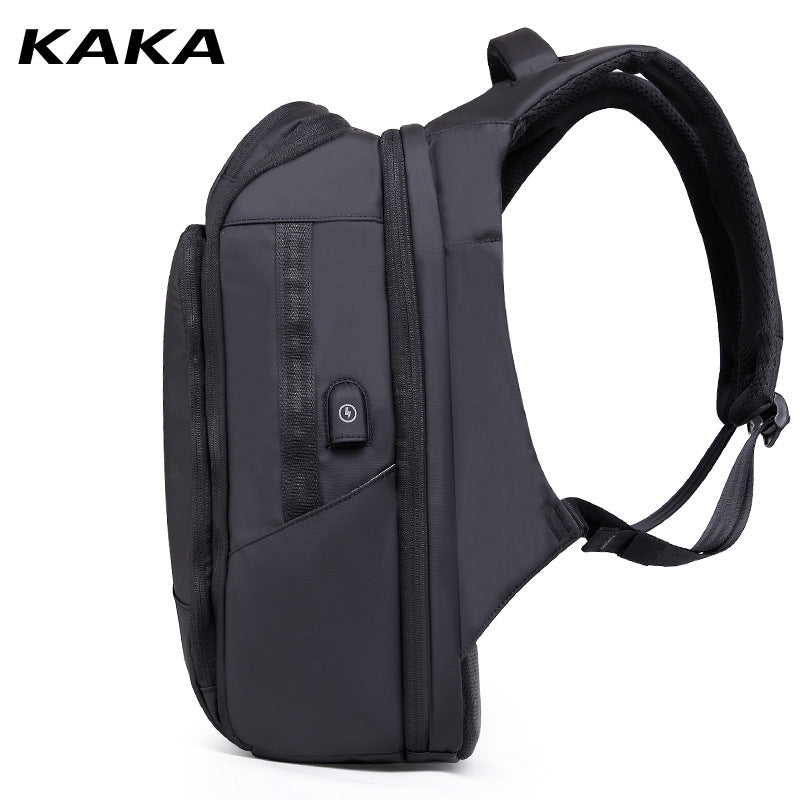 New Features Multi-Compartment Atmospheric Backpack Usb Technology Men's Bag Business Bag Backpack