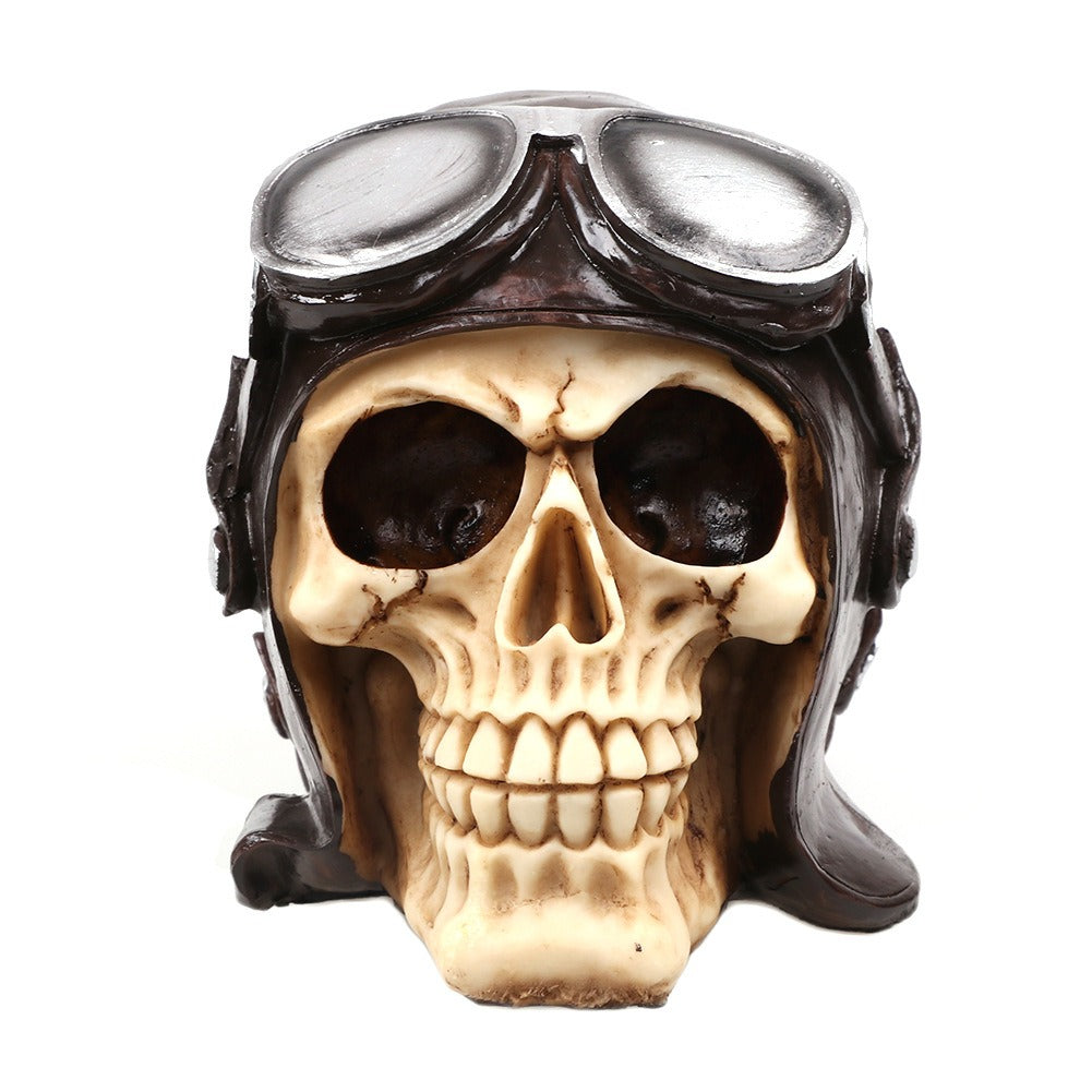 Resin skull decorative home ornaments