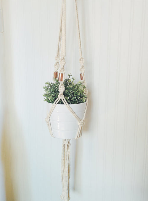Macrame Plant Hanger, Hanging Planter